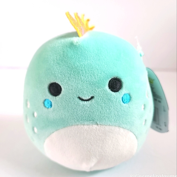 🎂CHET 🦎 Teal Green Iguana Original Squishmallows by Kelly Toy ☆》NWT《☆ - Picture 1 of 8